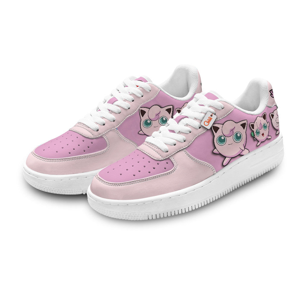 Baskets Anime Jigglypuff Personalized en Cuir Chaussures Basses Unisexes Anime Manga