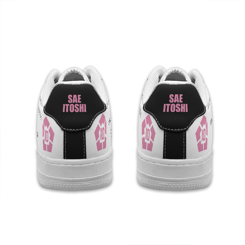 Baskets Anime Sae Itoshi Personalized en Cuir Chaussures Basses Unisexes Anime Manga