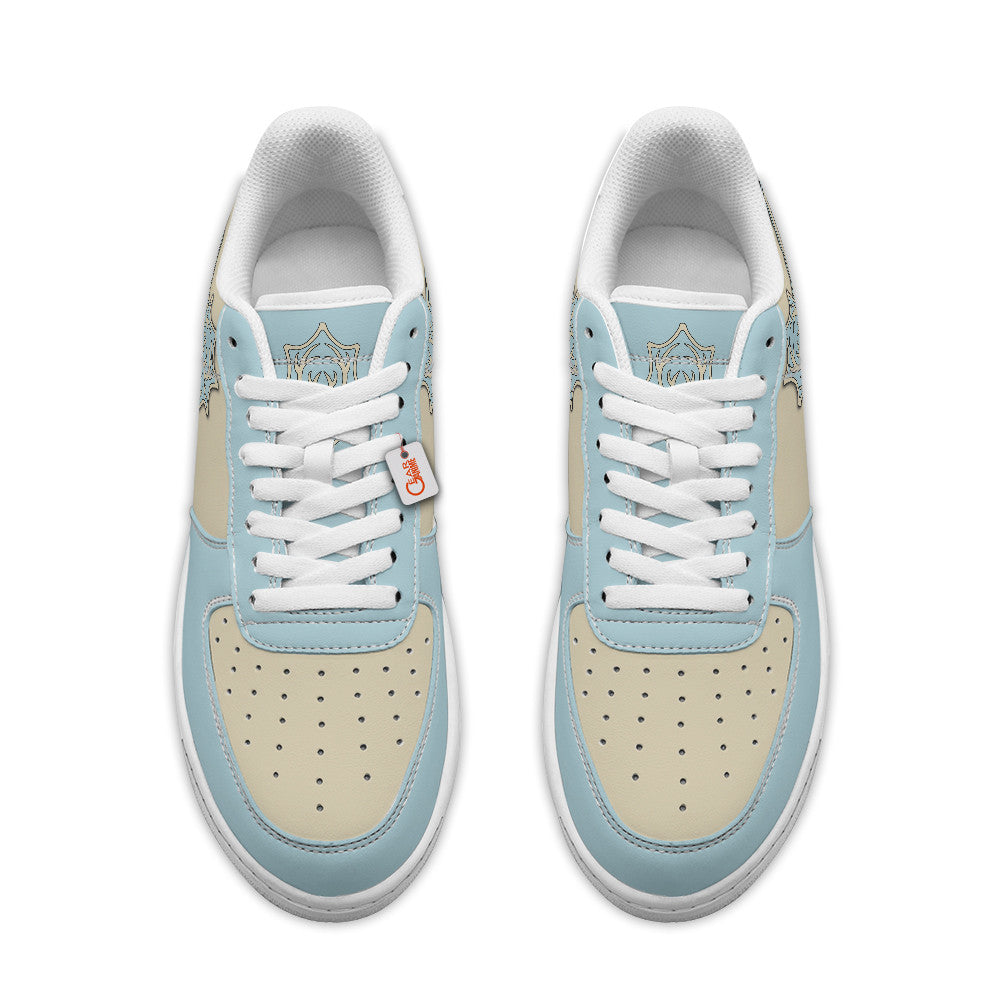 Baskets Anime Aqua Deer Personalized en Cuir Chaussures Basses Unisexes Anime Manga