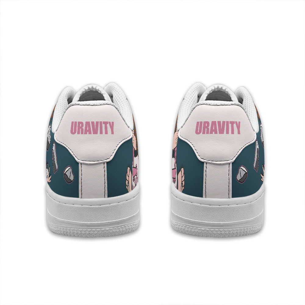 Baskets Anime Ochako Uraraka Uravity Personalized en Cuir Chaussures Basses Unisexes Anime Manga