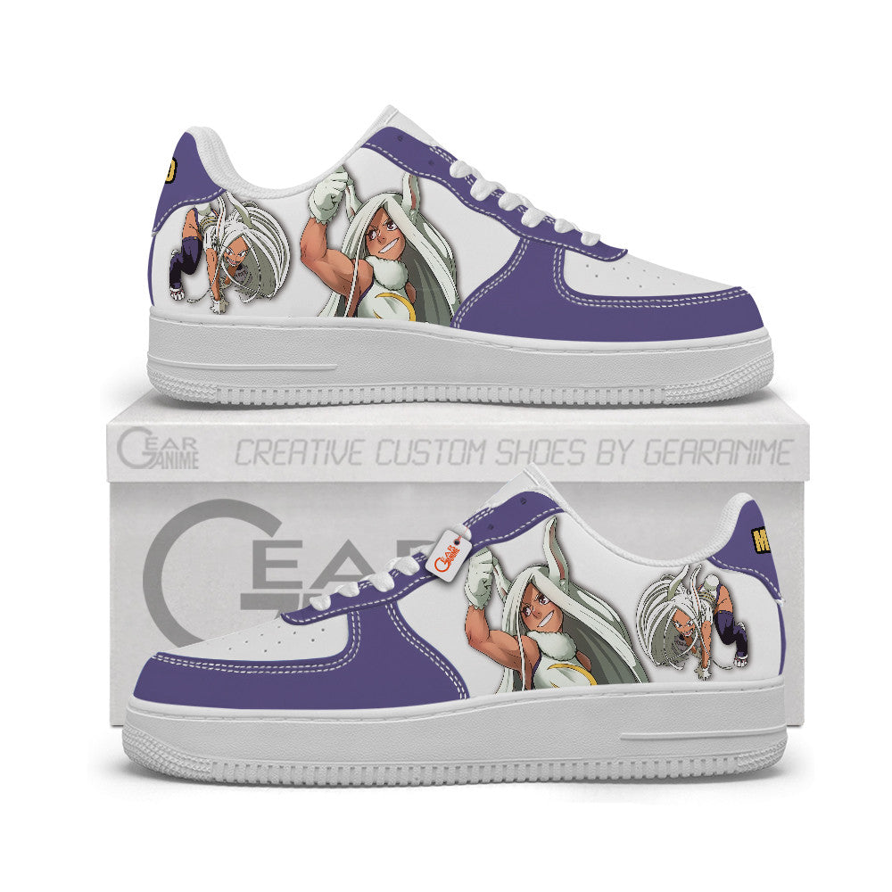 Baskets Anime Usagiyama Mirko Personalized en Cuir Chaussures Basses Unisexes Anime Manga