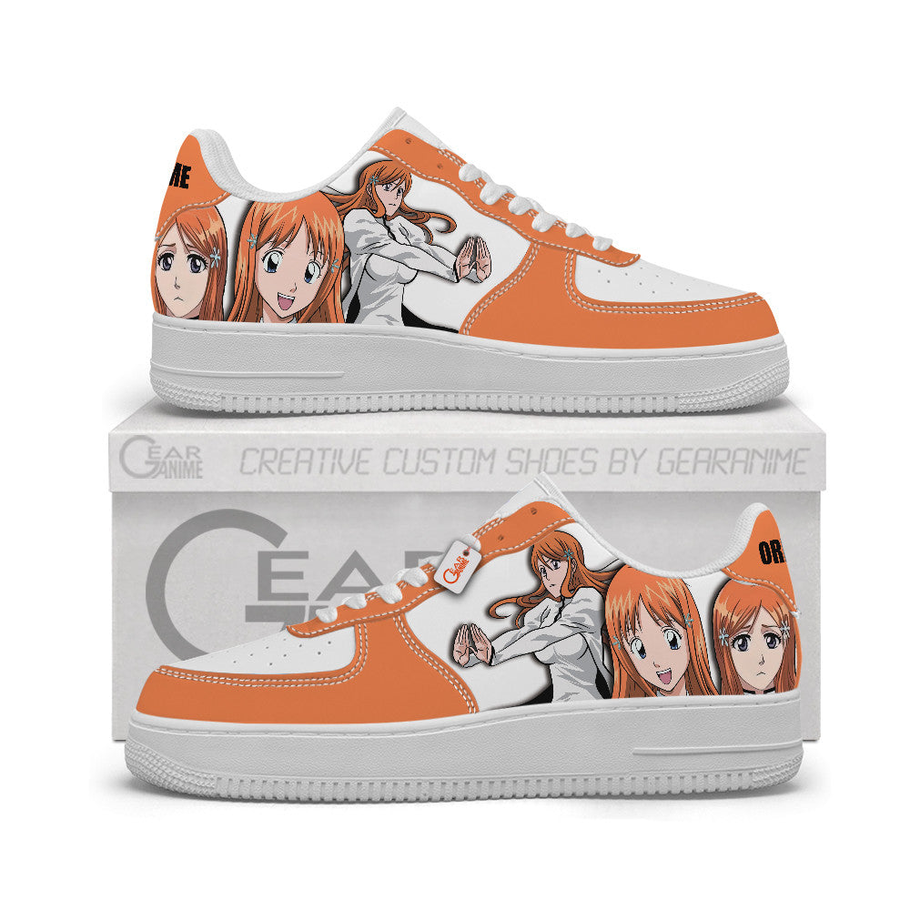 Baskets Anime Orihime Inoue Personalized en Cuir Chaussures Basses Unisexes Anime Manga