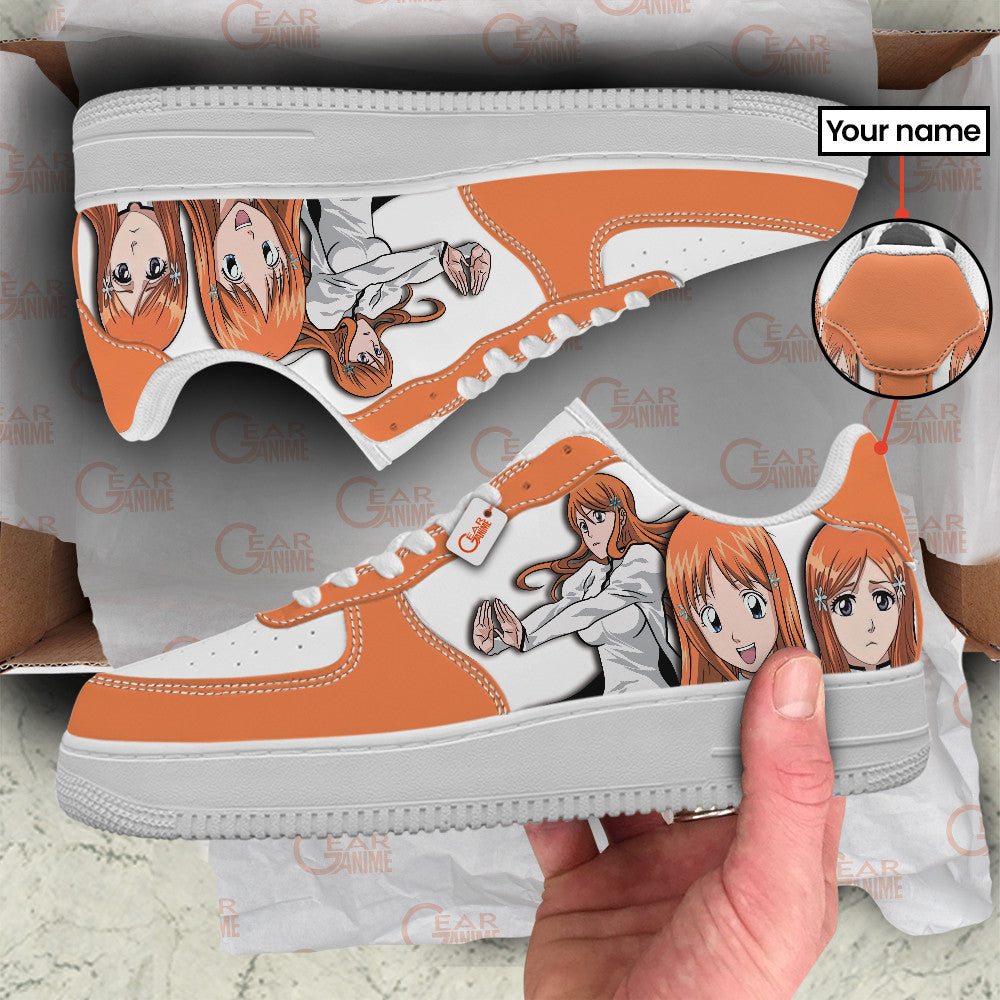 Baskets Anime Orihime Inoue Personalized en Cuir Chaussures Basses Unisexes Anime Manga