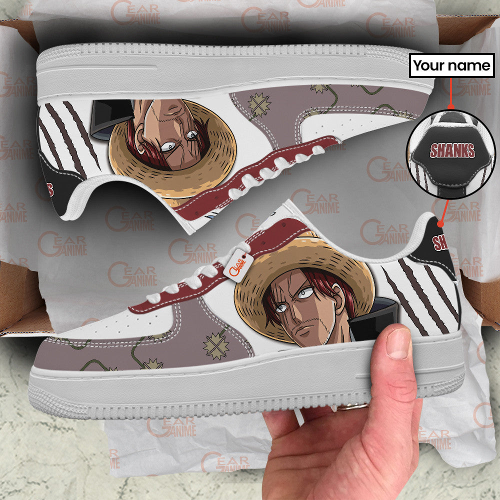 Baskets Anime Shanks Personalized en Cuir Chaussures Basses Unisexes Anime Manga