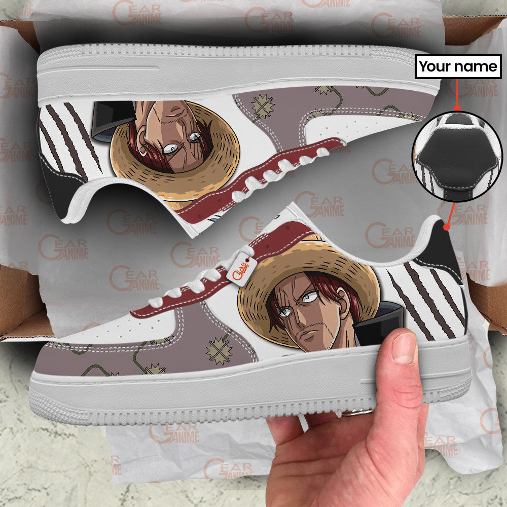 Baskets Anime Shanks Personalized en Cuir Chaussures Basses Unisexes Anime Manga