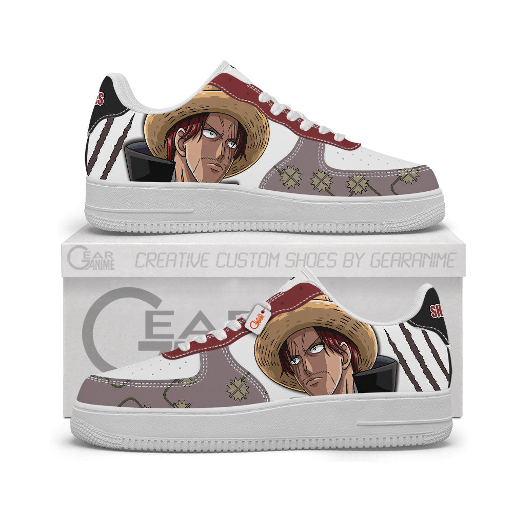 Baskets Anime Shanks Personalized en Cuir Chaussures Basses Unisexes Anime Manga