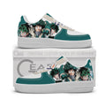 Baskets Anime Izuku Midoriya Deku Personalized en Cuir Chaussures Basses Unisexes Anime Manga