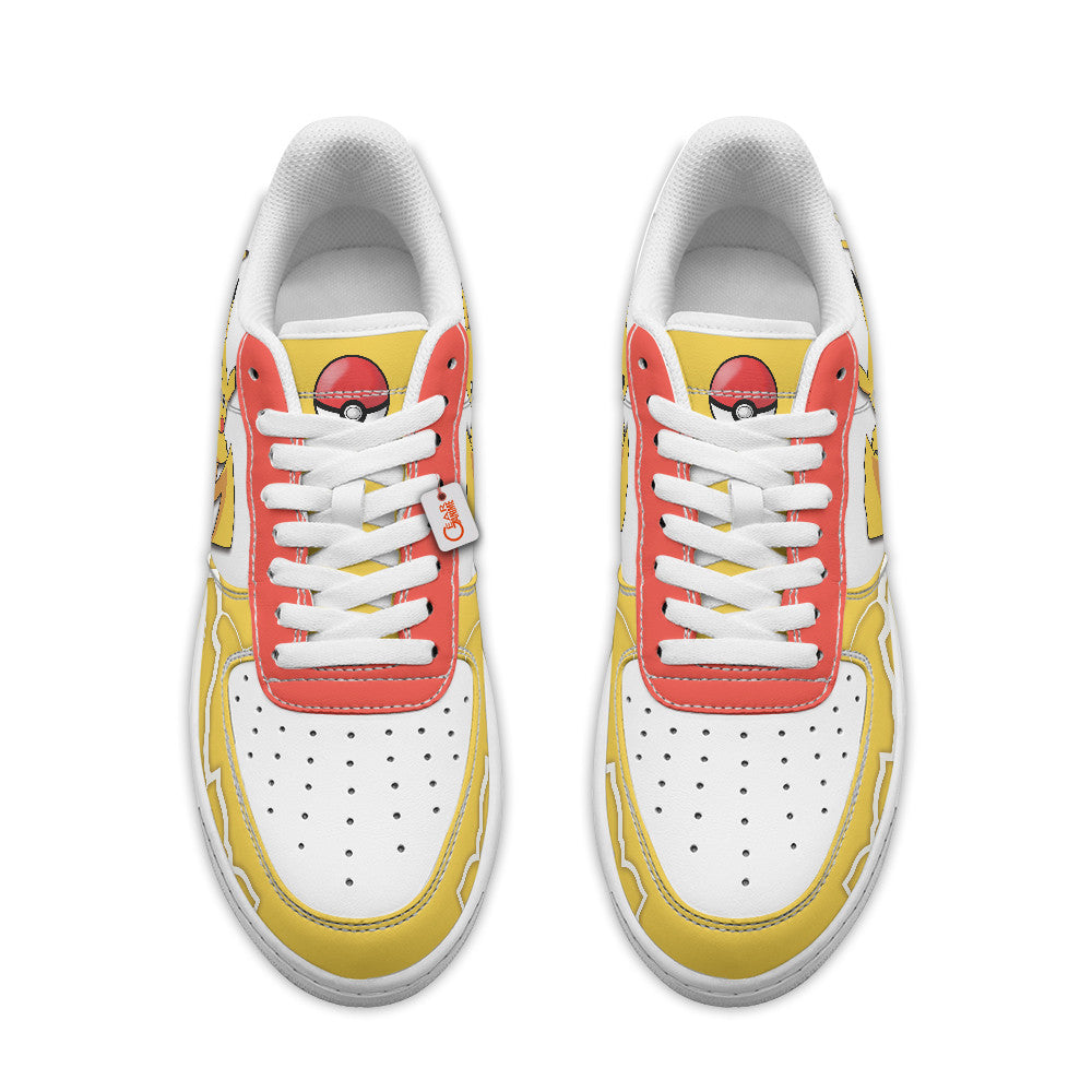 Baskets Anime Pikachu Personalized en Cuir Chaussures Basses Unisexes Anime Manga