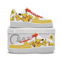 Baskets Anime Pikachu Personalized en Cuir Chaussures Basses Unisexes Anime Manga