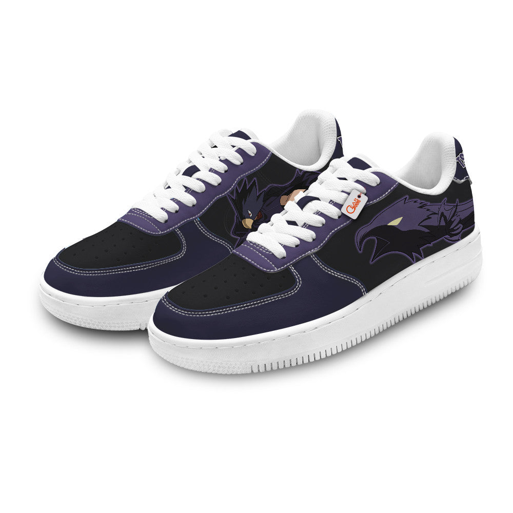 Baskets Anime Tokoyami Tsukuyomi Personalized en Cuir Chaussures Basses Unisexes Anime Manga