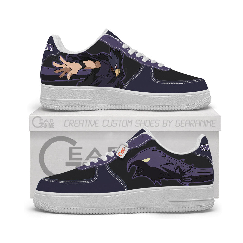 Baskets Anime Tokoyami Tsukuyomi Personalized en Cuir Chaussures Basses Unisexes Anime Manga