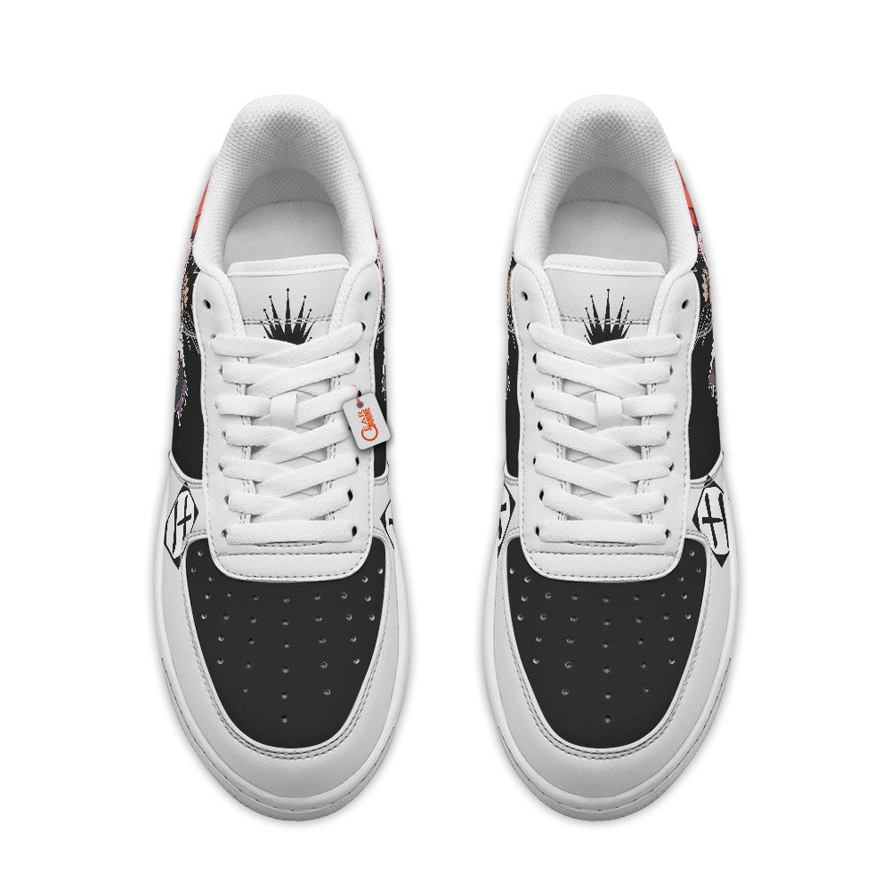 Baskets Anime Kenpachi Zaraki Personalized en Cuir Chaussures Basses Unisexes Anime Manga