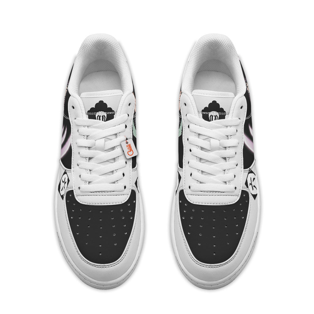 Baskets Anime Byakuya Kuchiki Personalized en Cuir Chaussures Basses Unisexes Anime Manga