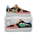 Baskets Anime Brook Personalized en Cuir Chaussures Basses Unisexes Anime Manga