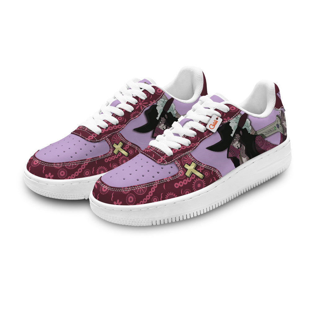 Baskets Anime Dracule Mihawk Personalized en Cuir Chaussures Basses Unisexes Anime Manga