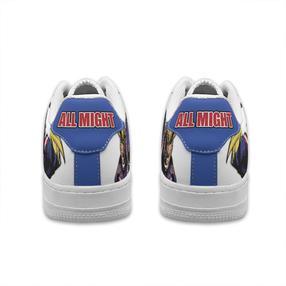 Baskets Anime Yagi All Might Personalized en Cuir Chaussures Basses Unisexes Anime Manga