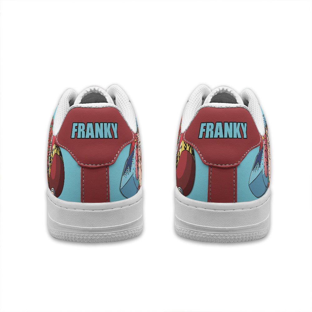 Baskets Anime Franky Personalized en Cuir Chaussures Basses Unisexes Anime Manga