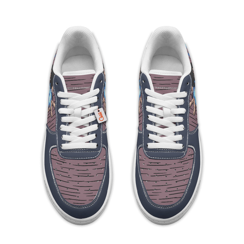 Baskets Anime Dabi Blueflame Personalized en Cuir Chaussures Basses Unisexes Anime Manga