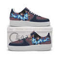 Baskets Anime Dabi Blueflame Personalized en Cuir Chaussures Basses Unisexes Anime Manga