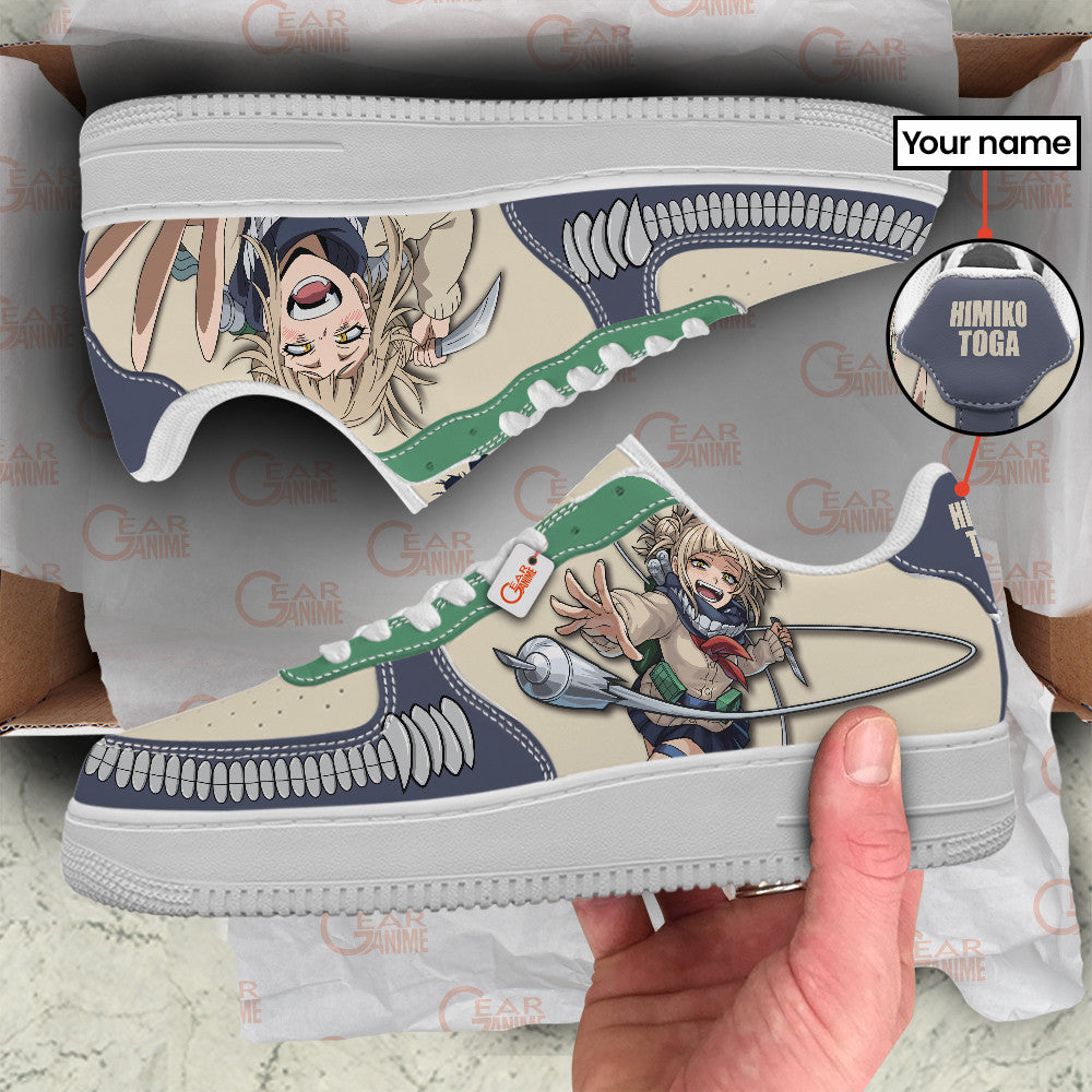 Baskets Anime Himiko Toga Personalized en Cuir Chaussures Basses Unisexes Anime Manga