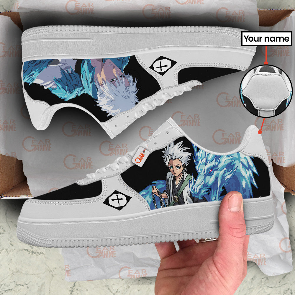 Baskets Anime Toushirou Hitsugaya Personalized en Cuir Chaussures Basses Unisexes Anime Manga