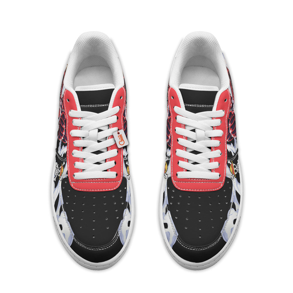 Baskets Anime Monkey D. Luffy Gear 4 Personalized en Cuir Chaussures Basses Unisexes One Piece