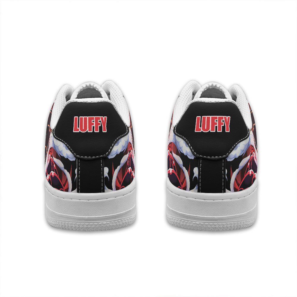 Baskets Anime Monkey D. Luffy Gear 4 Personalized en Cuir Chaussures Basses Unisexes One Piece