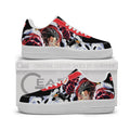 Baskets Anime Monkey D. Luffy Gear 4 Personalized en Cuir Chaussures Basses Unisexes One Piece