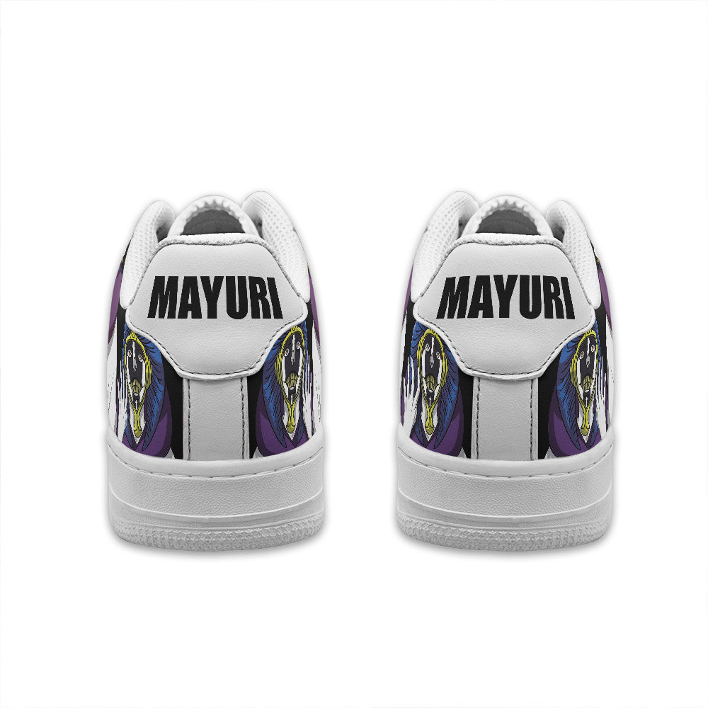 Baskets Anime Mayuri Kurotsuchi Personalized en Cuir Chaussures Basses Unisexes Anime Manga