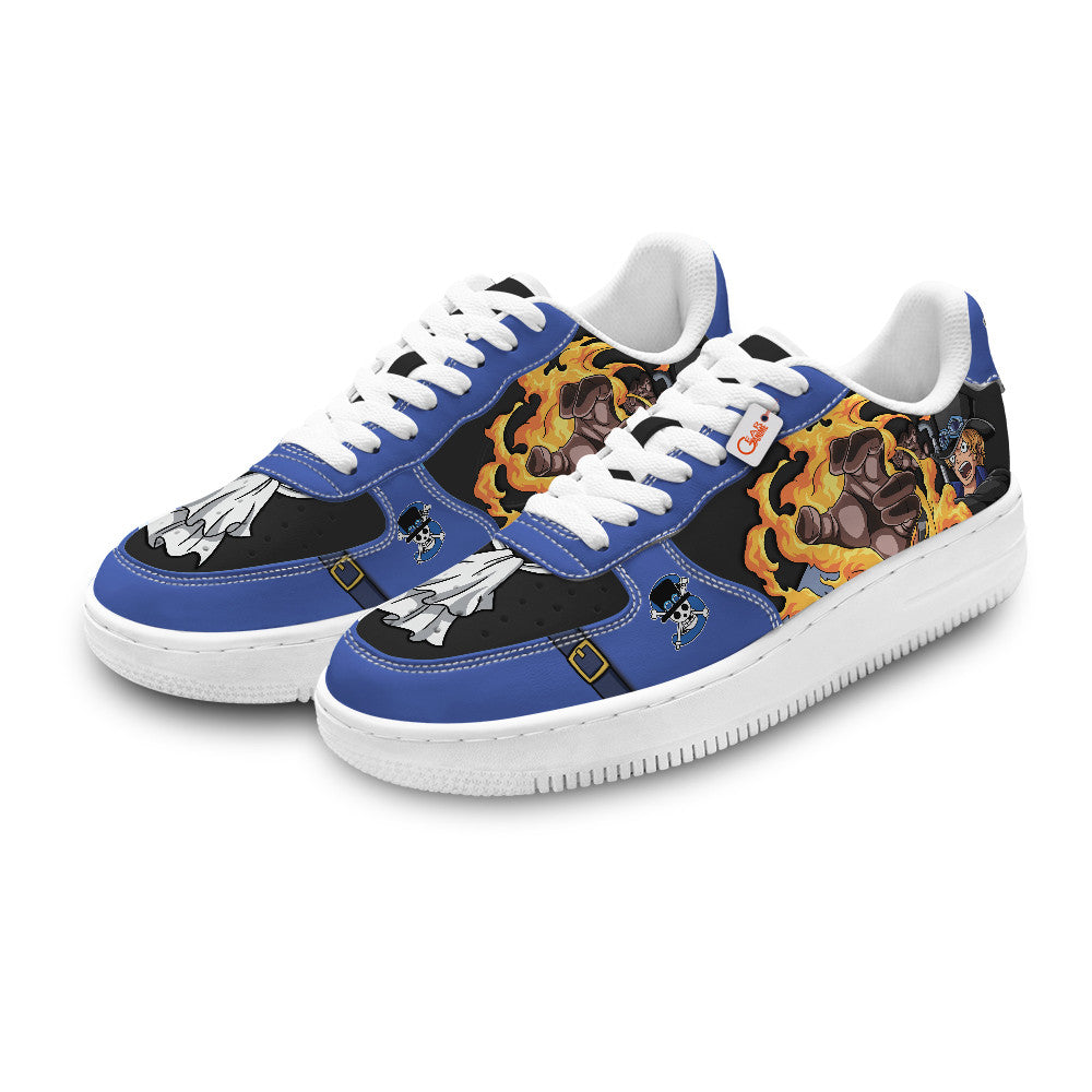 Baskets Anime Sabo Personalized en Cuir Chaussures Basses Unisexes Anime Manga