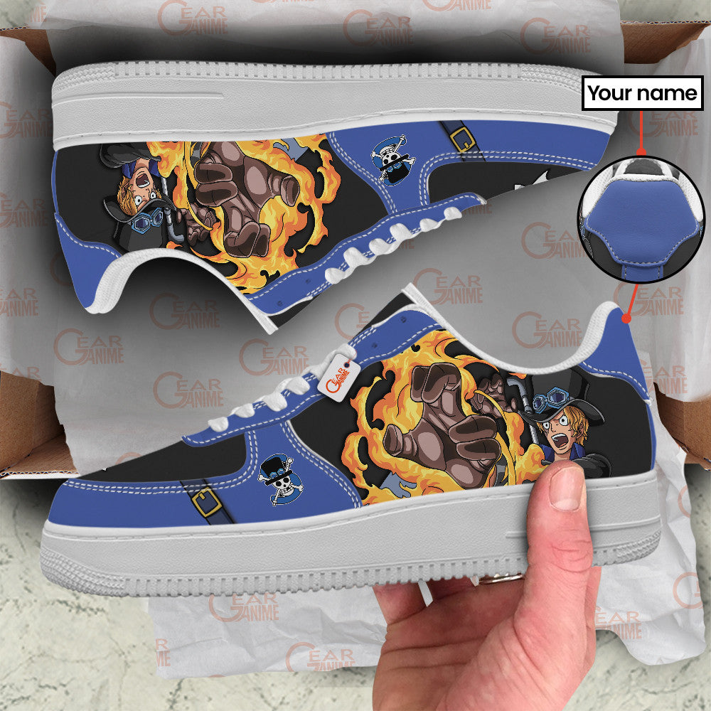 Baskets Anime Sabo Personalized en Cuir Chaussures Basses Unisexes Anime Manga