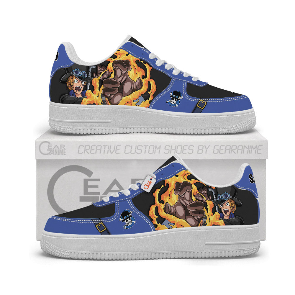 Baskets Anime Sabo Personalized en Cuir Chaussures Basses Unisexes Anime Manga