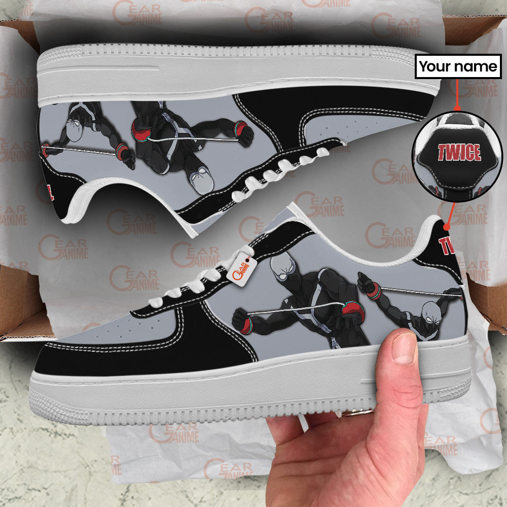 Baskets Anime Twice Personalized en Cuir Chaussures Basses Unisexes Anime Manga