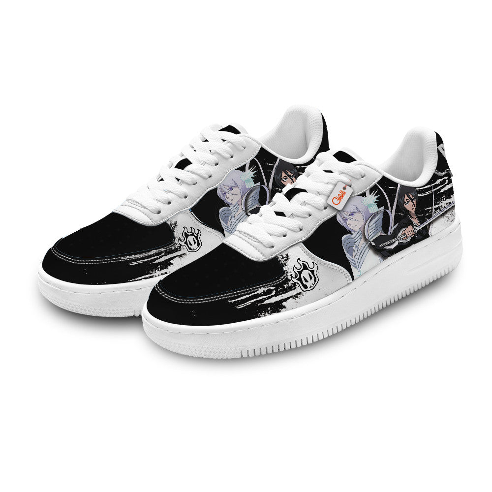 Baskets Anime Rukia Kuchiki Personalized en Cuir Chaussures Basses Unisexes Anime Manga