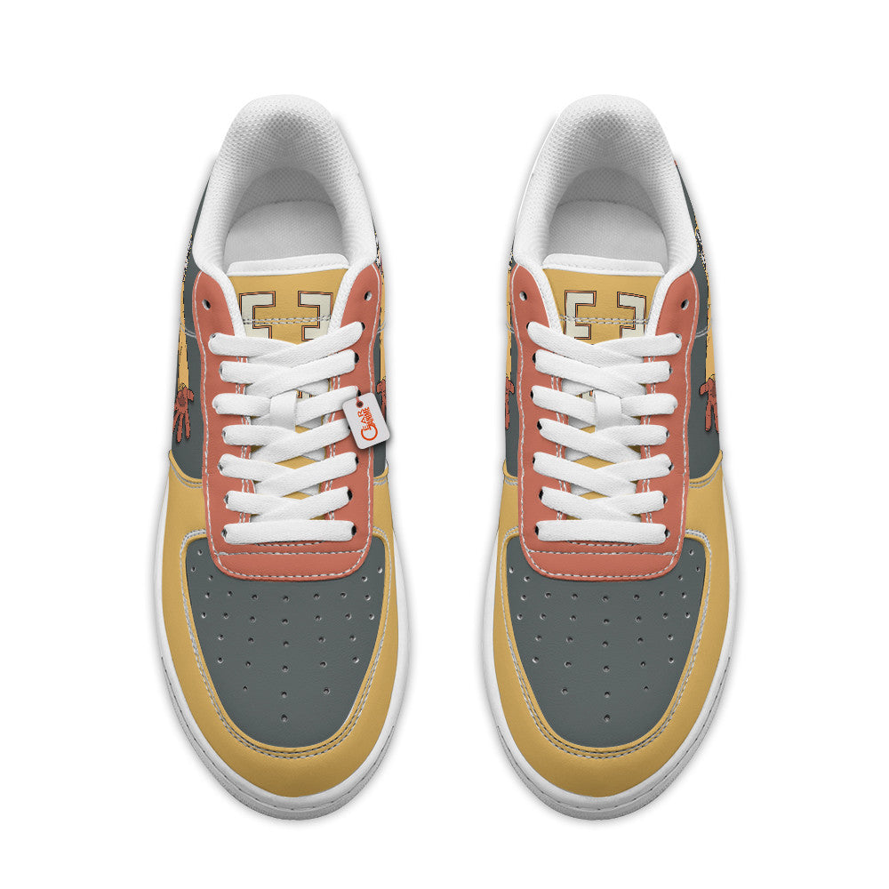 Baskets Anime Fat Gum Personalized en Cuir Chaussures Basses Unisexes Anime Manga