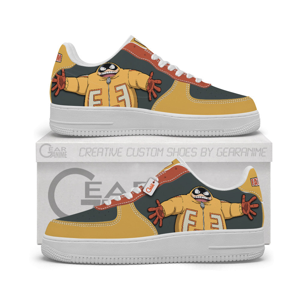 Baskets Anime Fat Gum Personalized en Cuir Chaussures Basses Unisexes Anime Manga
