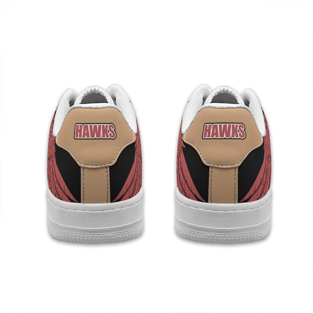 Baskets Anime Keigo Takami Hawks Personalized en Cuir Chaussures Basses Unisexes Anime Manga