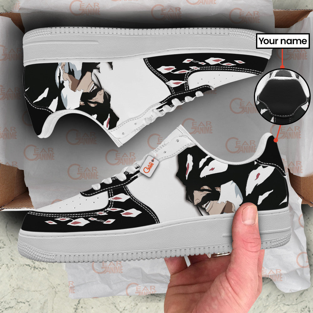 Baskets Anime Yhwach Personalized en Cuir Chaussures Basses Unisexes Anime Manga
