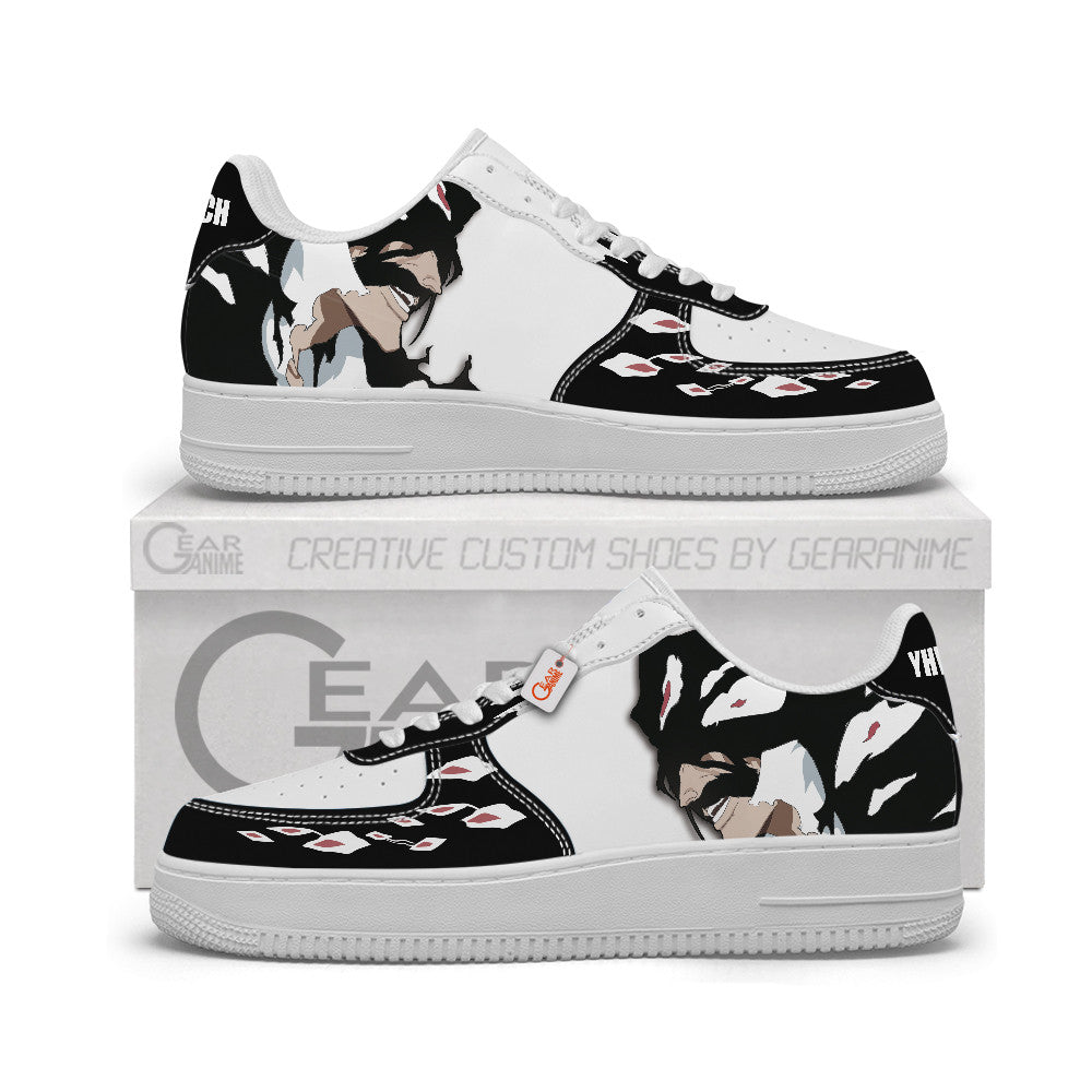 Baskets Anime Yhwach Personalized en Cuir Chaussures Basses Unisexes Anime Manga