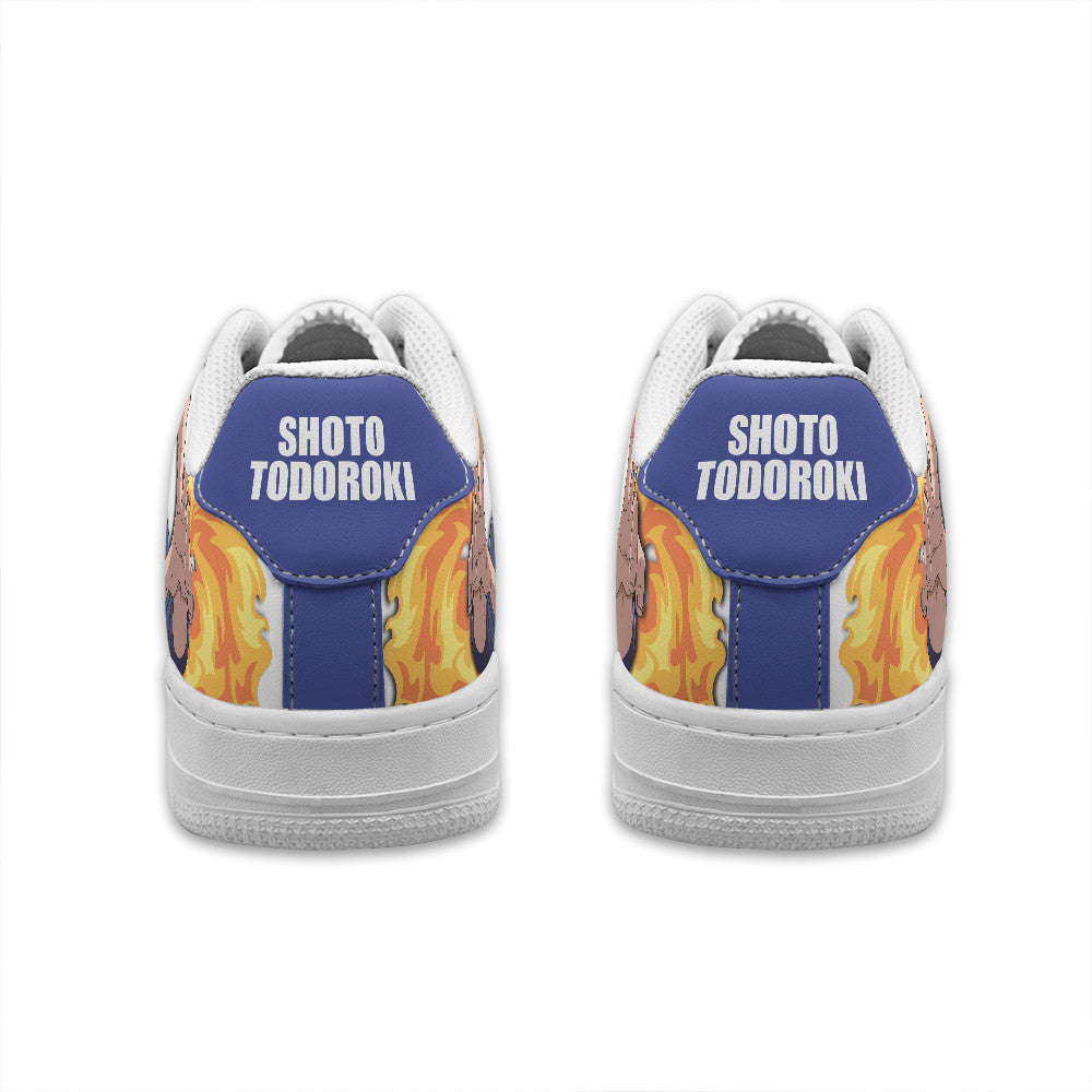 Baskets Anime Shoto Todoroki Personalized en Cuir Chaussures Basses Unisexes Anime Manga