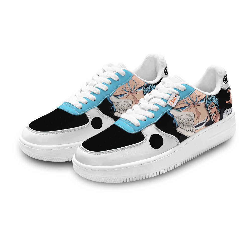 Baskets Anime Grimmjow Jaegerjaquez Personalized en Cuir Chaussures Basses Unisexes Anime Manga