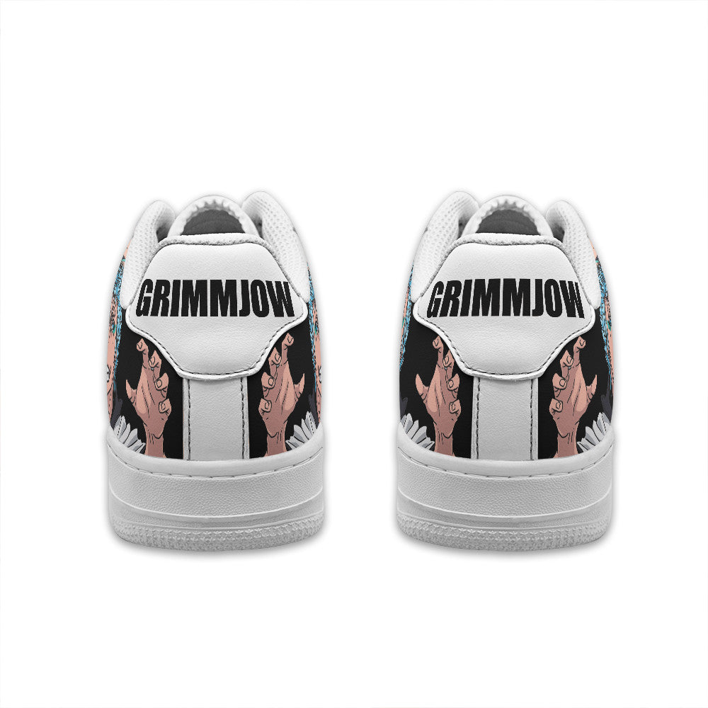Baskets Anime Grimmjow Jaegerjaquez Personalized en Cuir Chaussures Basses Unisexes Anime Manga