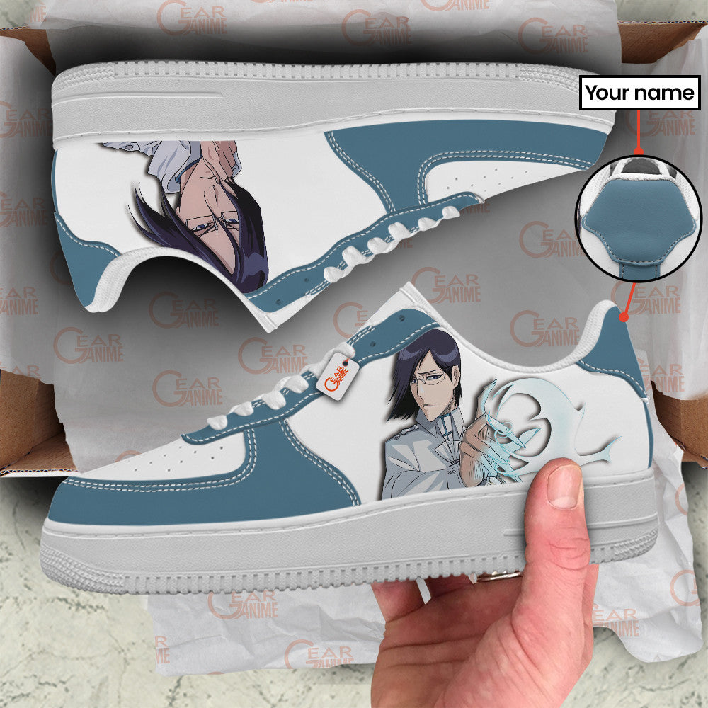 Baskets Anime Uryu Ishida Personalized en Cuir Chaussures Basses Unisexes Anime Manga