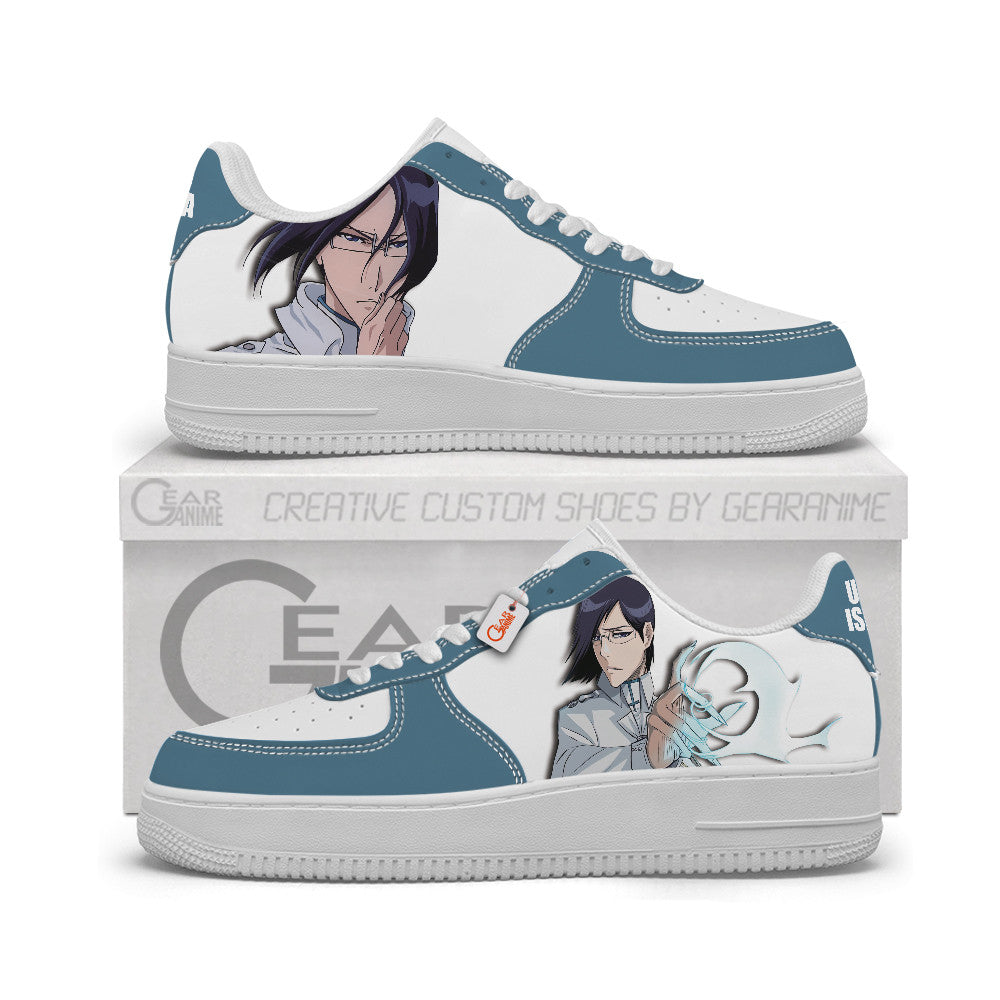 Baskets Anime Uryu Ishida Personalized en Cuir Chaussures Basses Unisexes Anime Manga
