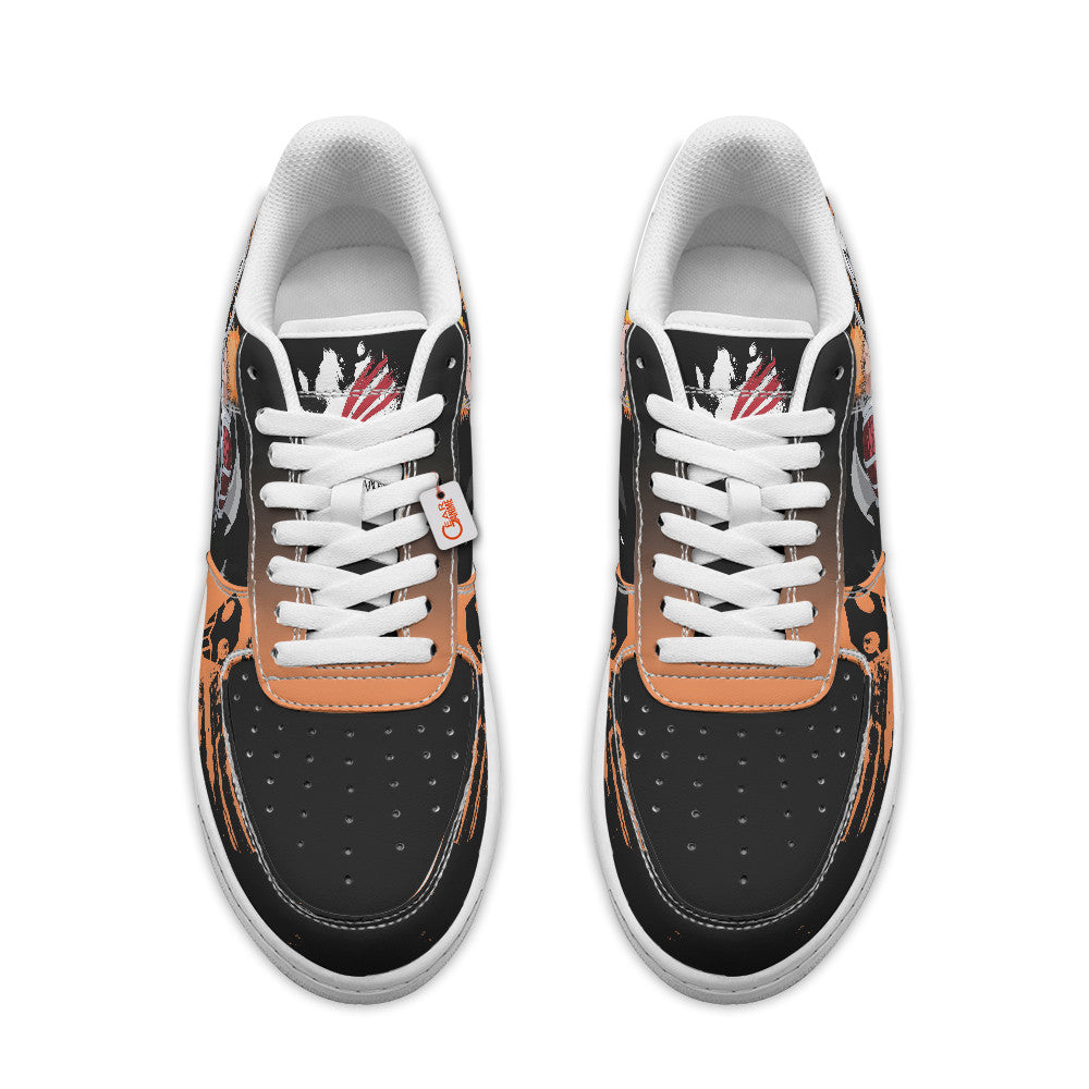 Baskets Anime Ichigo Kurosaki Personalized en Cuir Chaussures Basses Unisexes Anime Manga