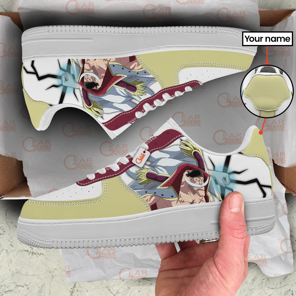 Baskets Anime Edward Newgate Personalized en Cuir Chaussures Basses Unisexes Anime Manga
