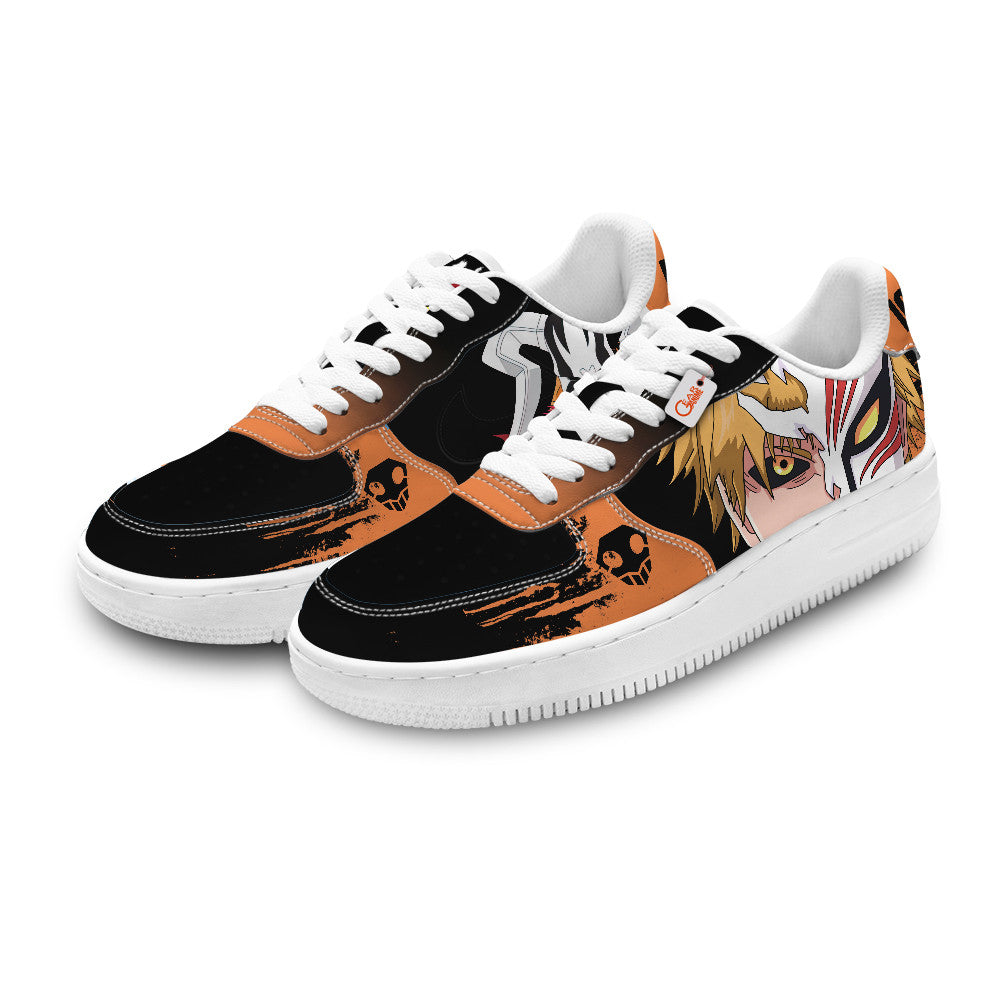 Baskets Anime Ichigo Kurosaki Hollow Personalized en Cuir Chaussures Basses Unisexes Anime Manga
