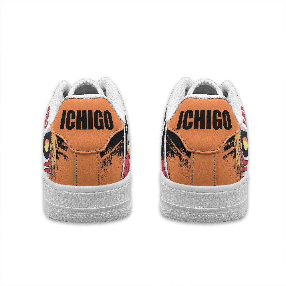 Baskets Anime Ichigo Kurosaki Hollow Personalized en Cuir Chaussures Basses Unisexes Anime Manga