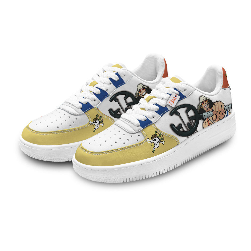 Baskets Anime Usopp Personalized en Cuir Chaussures Basses Unisexes Anime Manga