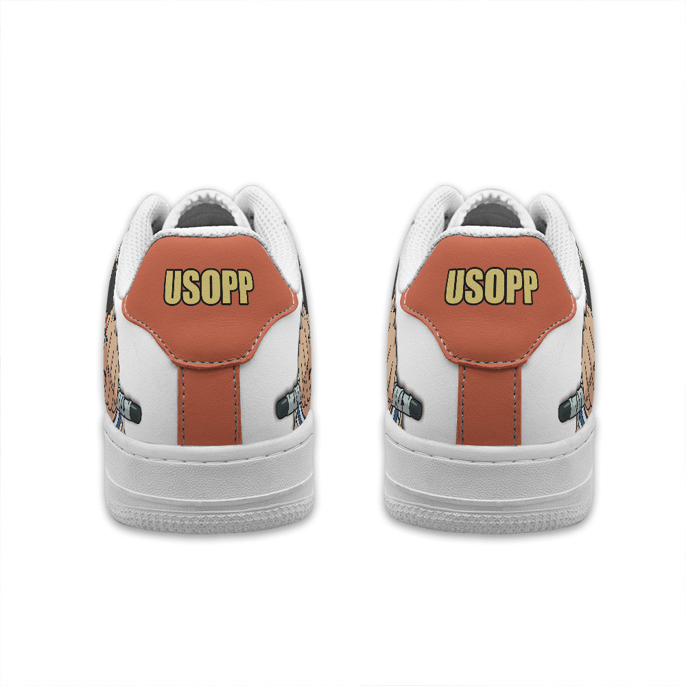 Baskets Anime Usopp Personalized en Cuir Chaussures Basses Unisexes Anime Manga